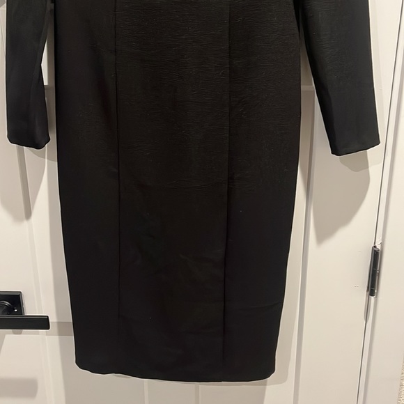 ASOS black dress midi long sleeve size 8 new with tags - Picture 6 of 8